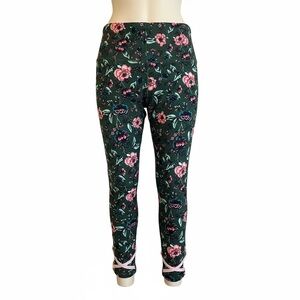 Old Navy Floral Leggings - Green and Pink
